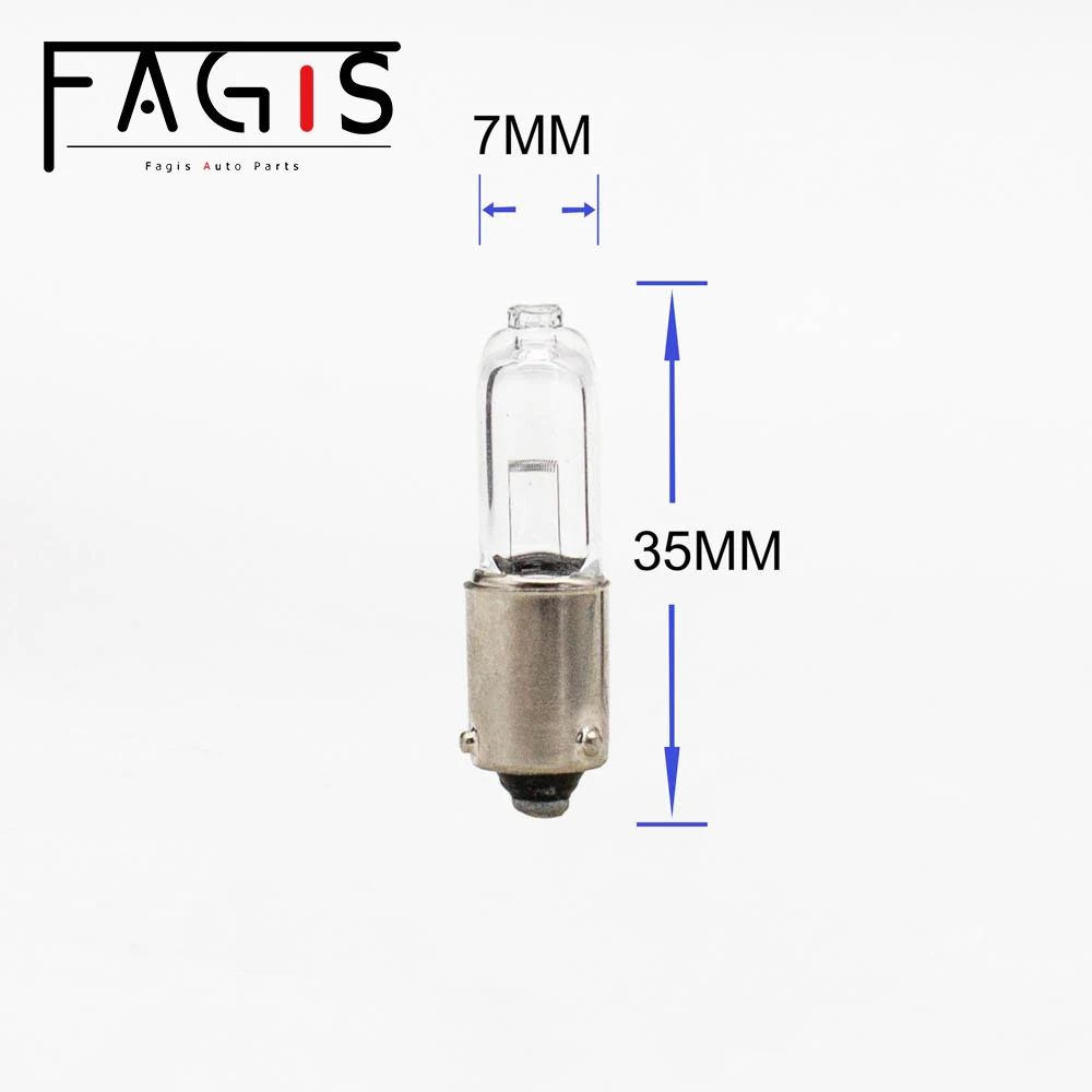 Fagis 10 قطعة 1156 BAY9S H21W 12 فولت 24 فولت 21 واط الهالوجين الفرامل مؤشر إشارة مصباح سيارة ضوء لمبة الكوارتز الزجاج السيارات التخليص ضوء