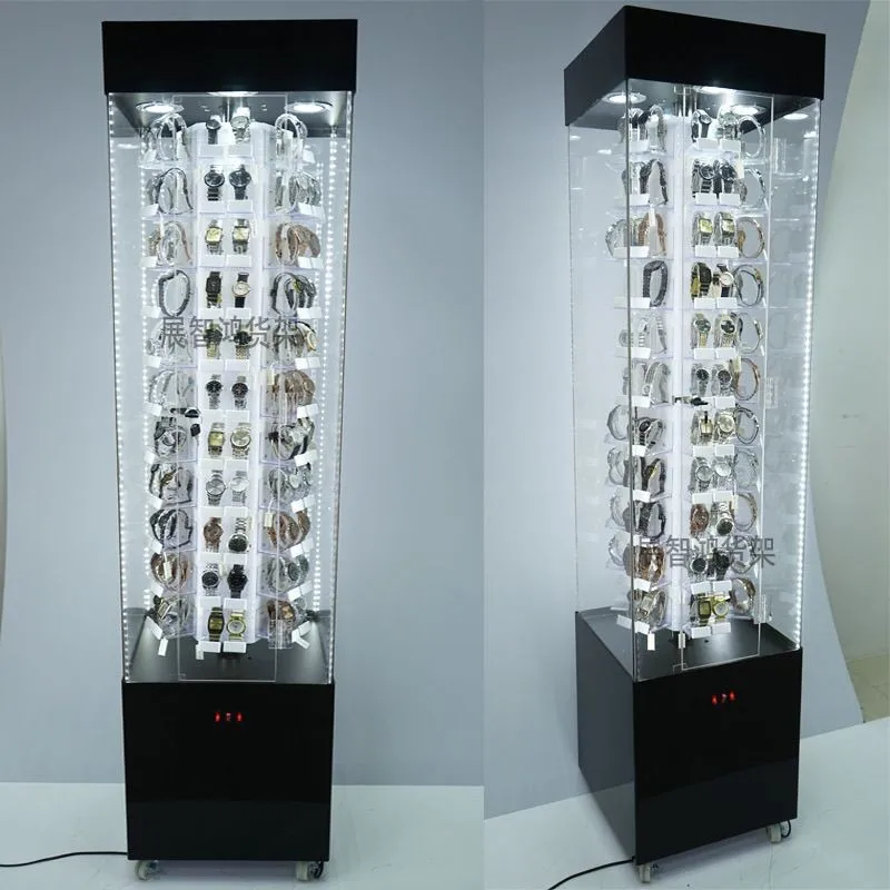 Watch Display Cabinet Props Watch Rotating Display Cabinet Display Stand Watch Stand Rotating Acrylic Stand