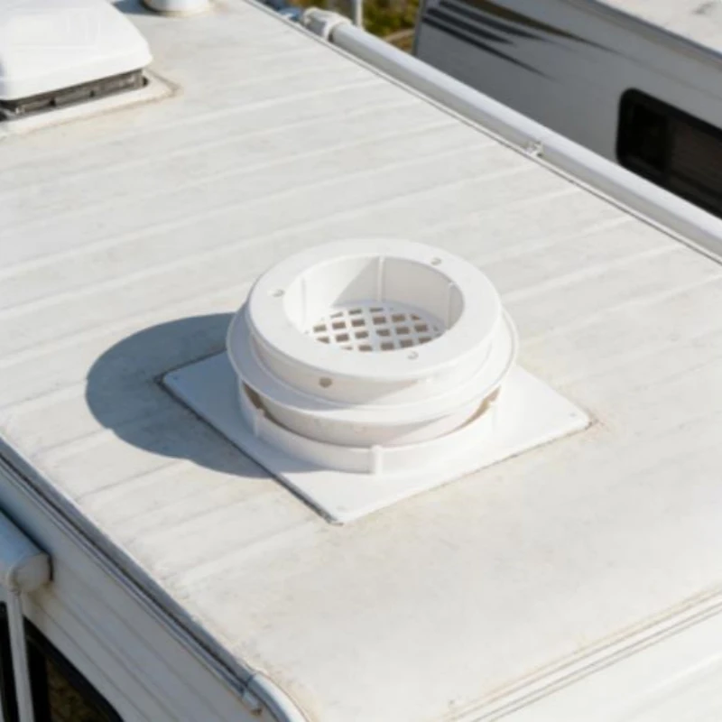 

Simple White Plastic Circular Mushroom Roof Vent Caravan Roof Vent Round For Caravan Motorhome Camper Roof Vent Replacement