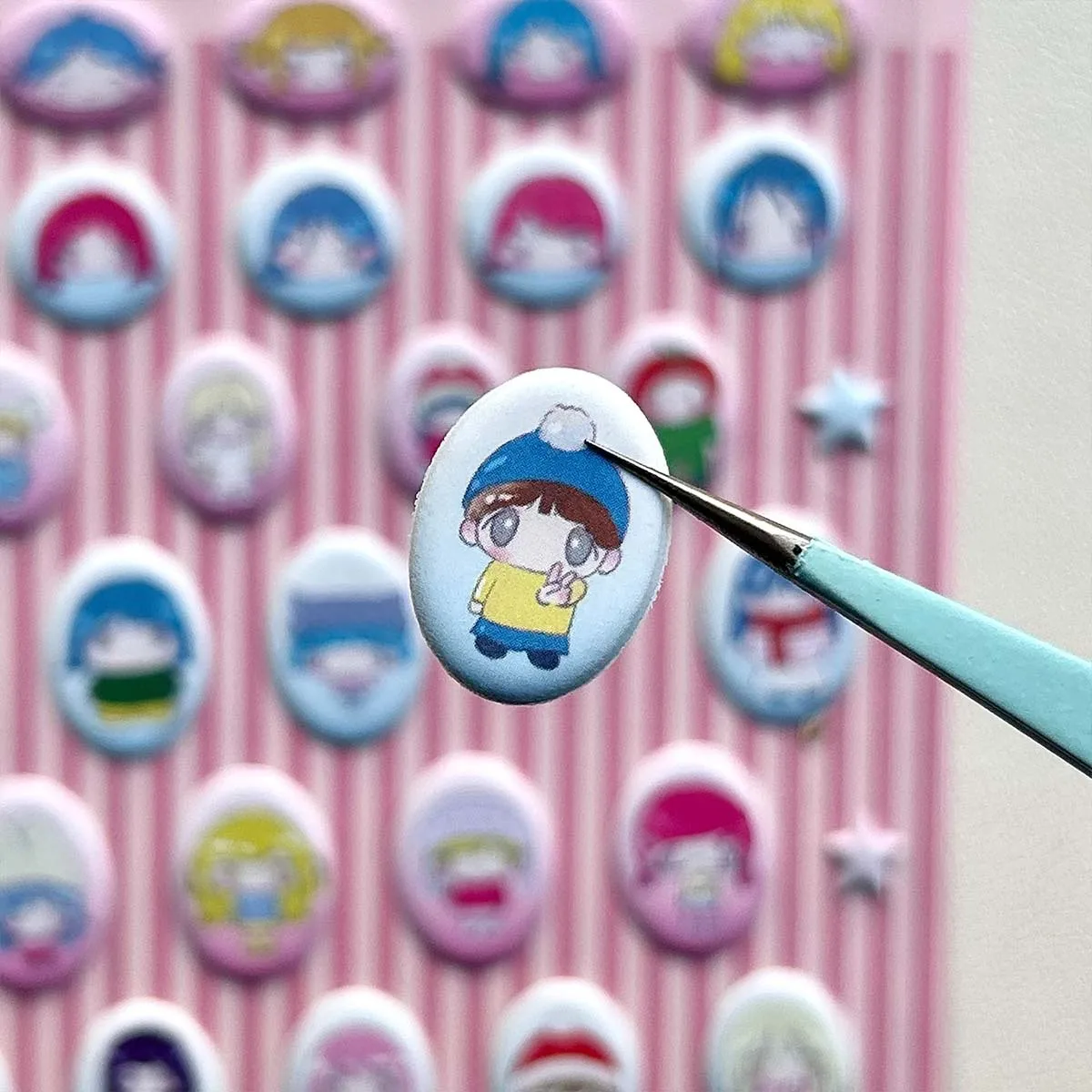 Time Bubble Sticker Ancient Handbook Sticker Three-dimensional 3D Foam Children's Ins Style