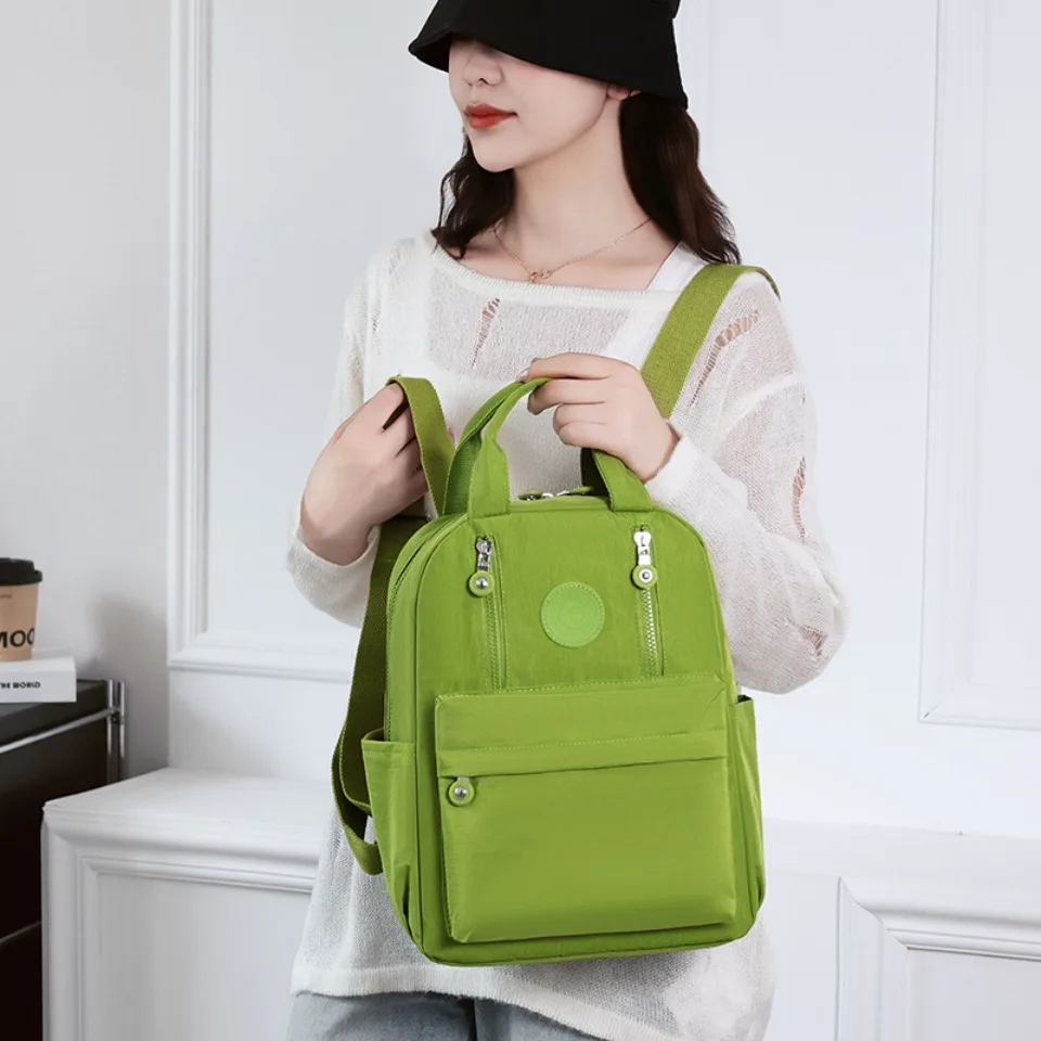 Nylon Back Pack Sac Women Shoulder Hand Bags for Women Teenage Girls Multi-Function Bagpack Waterproof Sac A Dos School Backpack