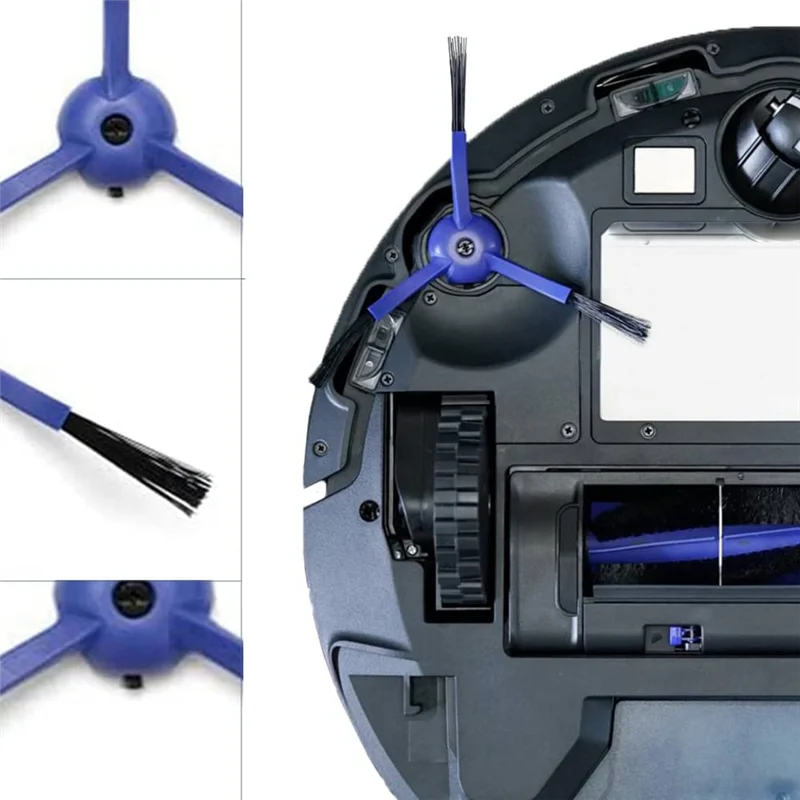 Remplacement de filtre Hepa de tissu de vadrouille de brosse latérale principale pour l'aspirateur hybride Eufy Robovac X8-A58E