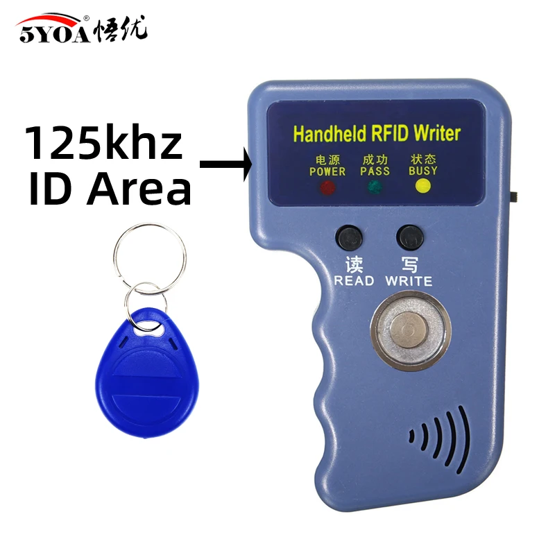 Top RW1990 TM1990 TM RFID Copier Duplicator Reader TM1990B ibutton DS-1990A I-Button handheld 125KHz EM4305 T5577 EM4100 TM