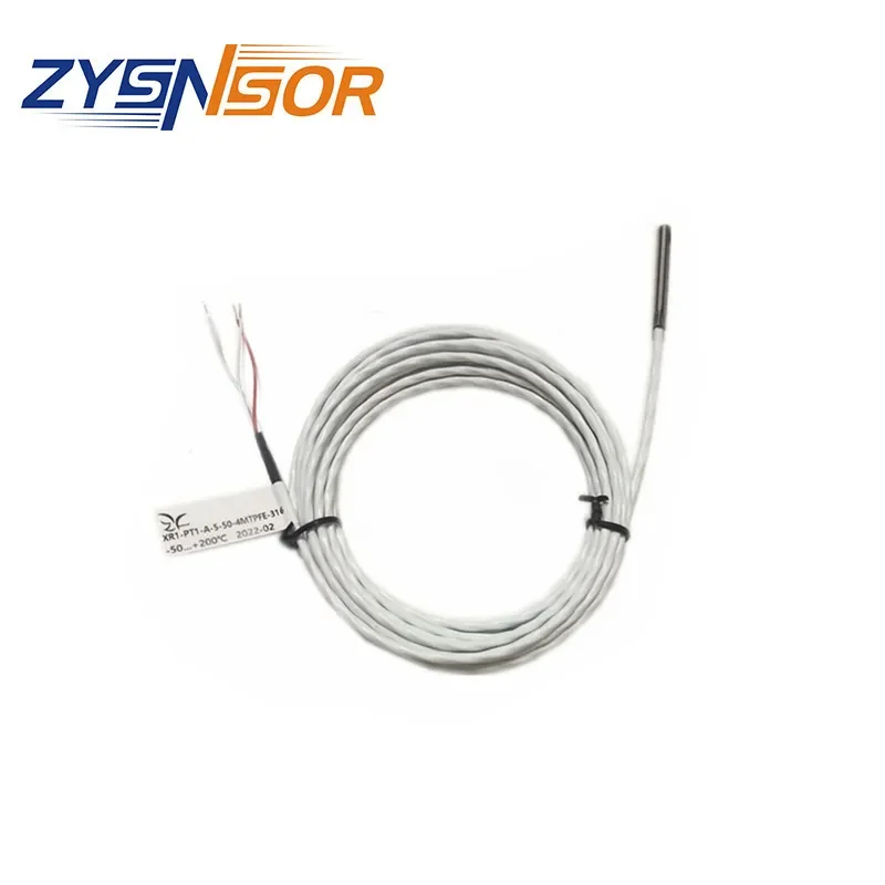 

Temperature Sensor with A Diameter of 5mm and A Length of 50mm, with An Outlet of 4 Meters, Made of TPFE 316 Material