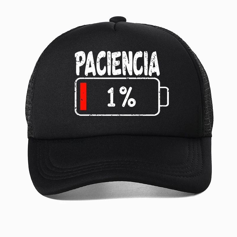 

Vibrant Spanish breathable baseball cap fashion letter casual mesh trucker hat summer unisex adjustable snapback hats