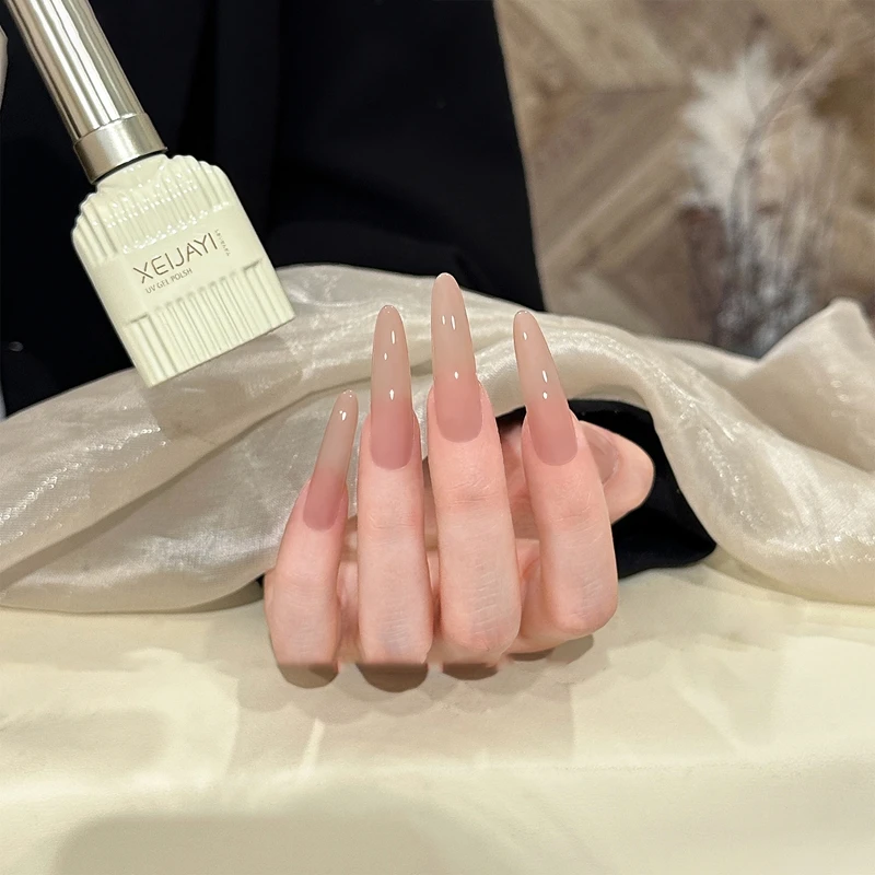 15ml Bottle Base Color Nude Glue 3 Colors Nail Polish Glue Nail Art Phototherapy Glue Ice Skin Naked Pink Gel Nail Polish