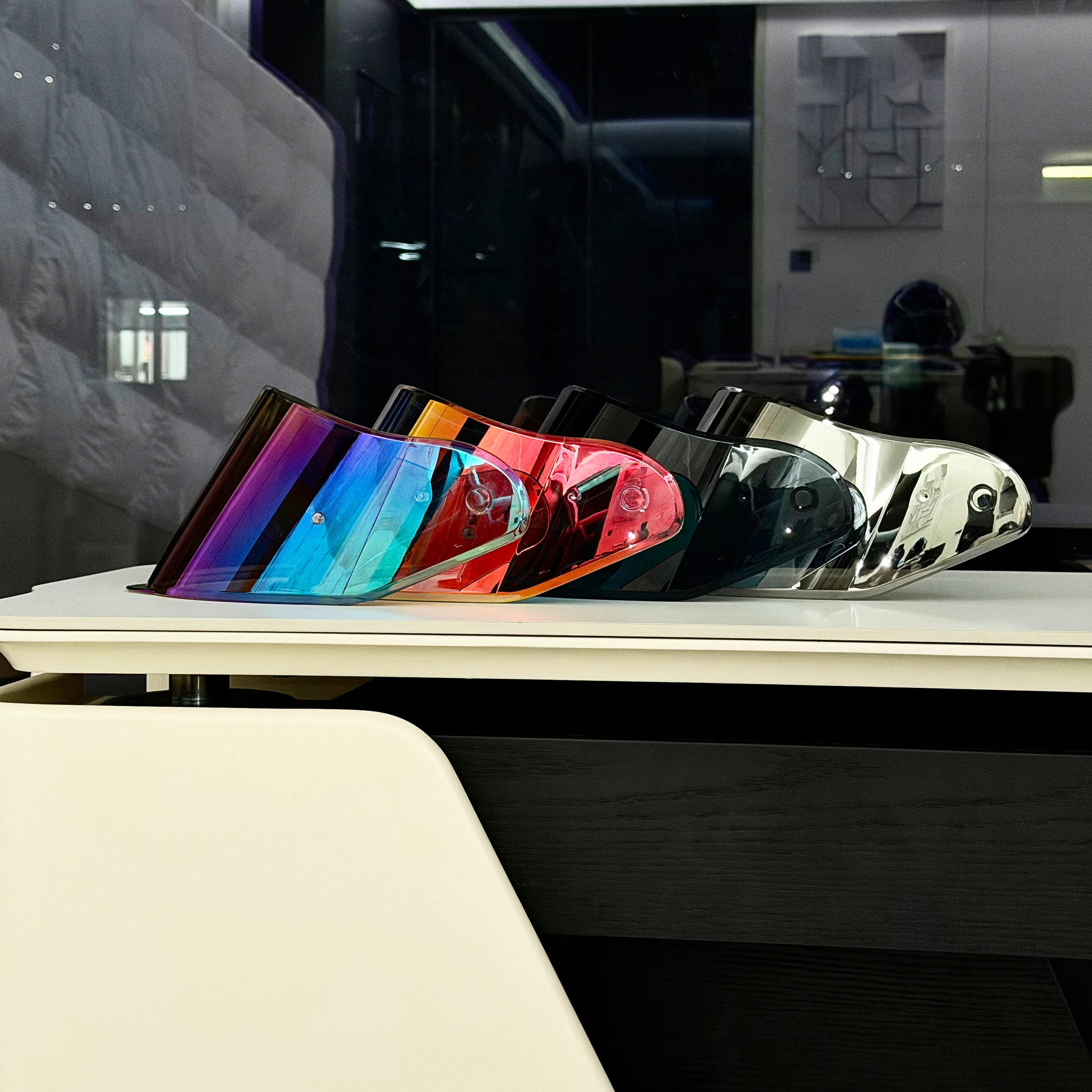 

NBTK Full Face Helmet Special Multi-Color Lenses, Stylish & Cool