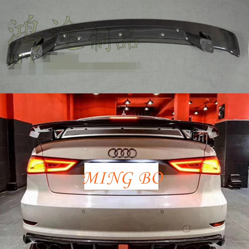 

For Audi A3 S3 A4 A5 A6 A7 TT Tail Boot Lip Wing Carbon Fiber / FRP / Forged Carbon Universal Style Rear Trunk Wing Spoiler