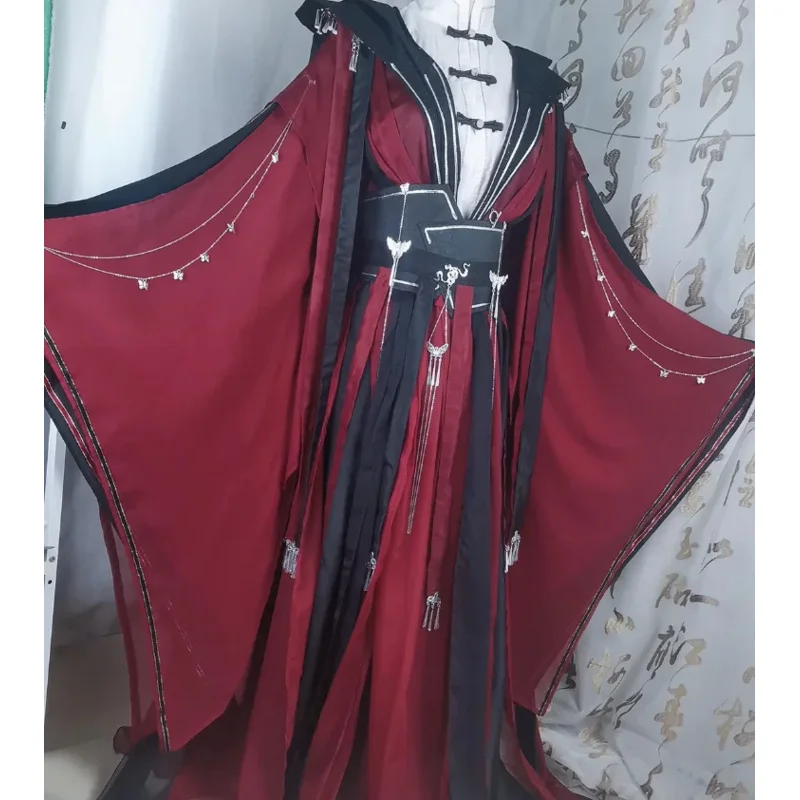 TGCF شيه ليان هوا تشنغ تأثيري حلي تيان غوان Ci فو المطر الدموي استكشاف الزهور كوس فستان المسلسلات التلفزيونية الصينية Hanfu مجموعة كاملة