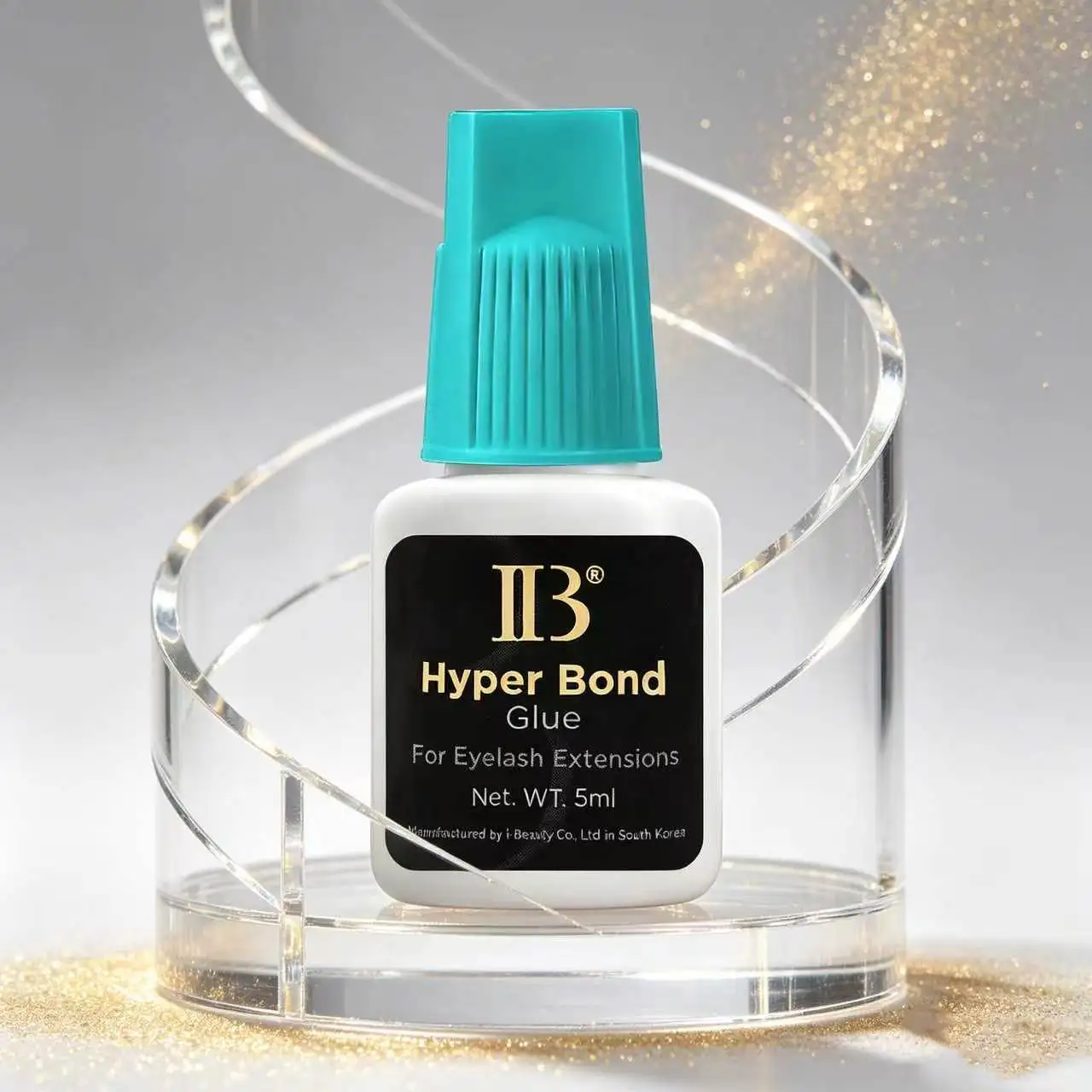 10 Bottles IBeauty Hyper Bond Glue False Lash Extension Supplies 5ml Cyan Cap Korea Makeup Tools 0.5s Drying Professional Shop