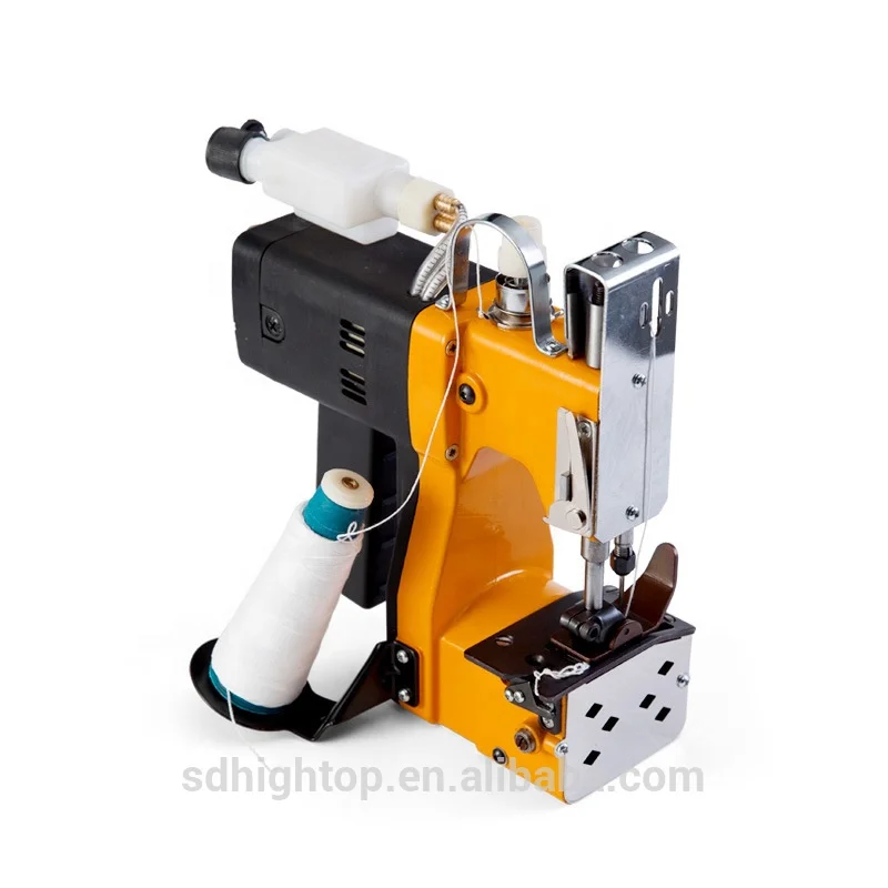 Portable handheld electric bag making industrial sewing machine