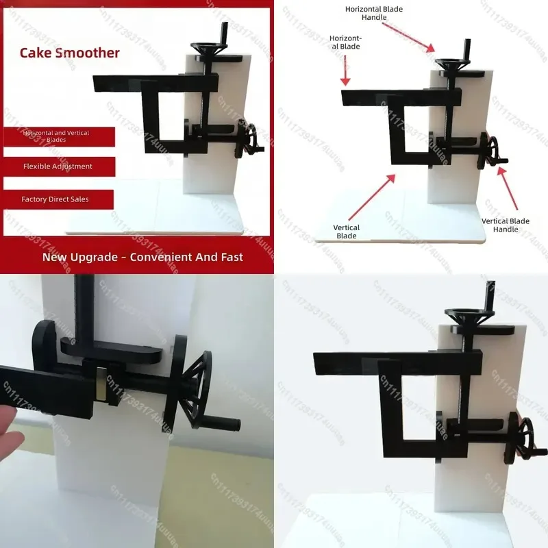 Automatic Cake Veneer Machine with Flexible Adjustment for Smooth Icing and Decorating Professional Baking Tool