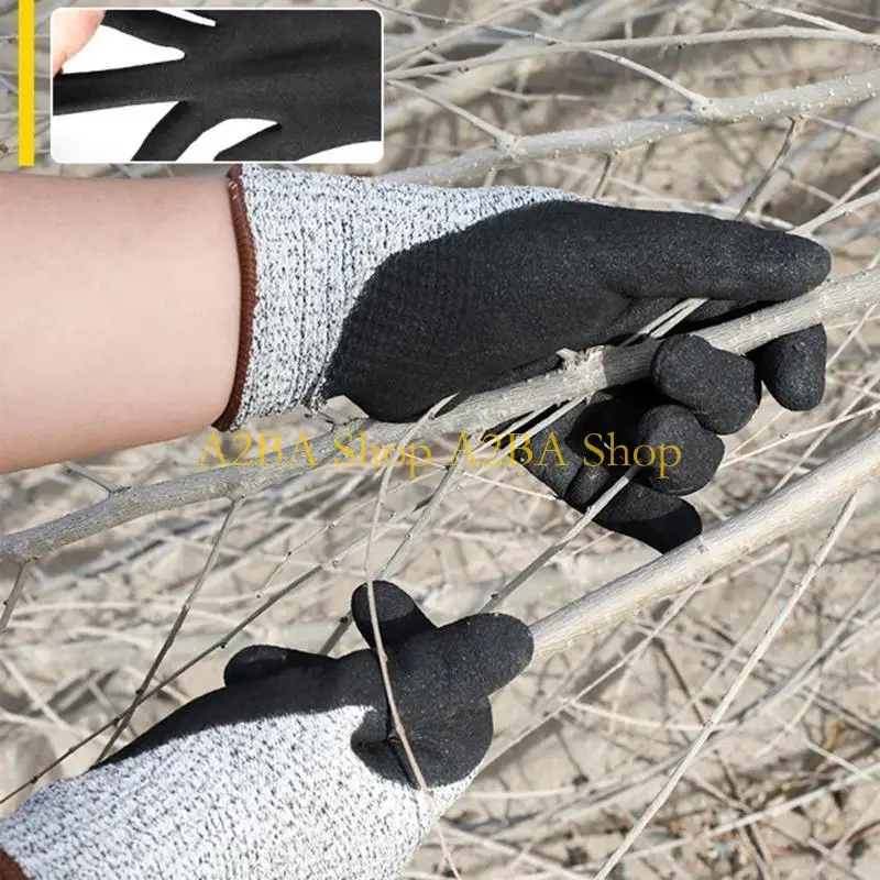 A2BA Cut Stage Protective Gloves Abrasion Resistant Design Strengthened Grip For Glass Metal Processing