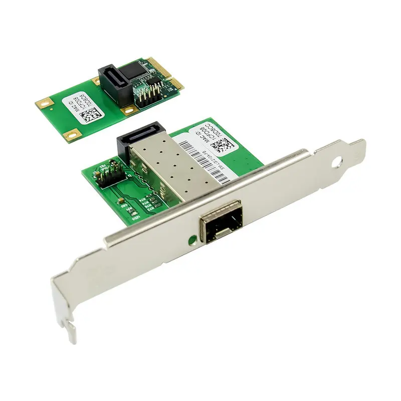 Imagem -05 - Mini Pcie Intel I210 Sfp 1-porta Adaptador de Rede 1g 1000m Lan Cartão