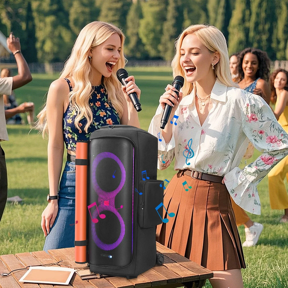 スピーカーキャリーカバー-マイクポケット付き-ポータブルスピーカーダストケース-パッド入りスピーカー保護カバー-jbl-party-box-710-アクセサリー用