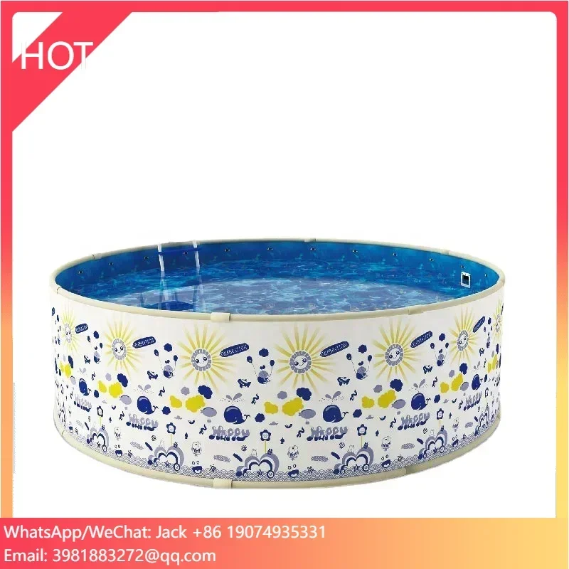 High Quality In Ground Swimming Pool Outdoor Oval Round Home In Ground Metal Frame Swimming Pool