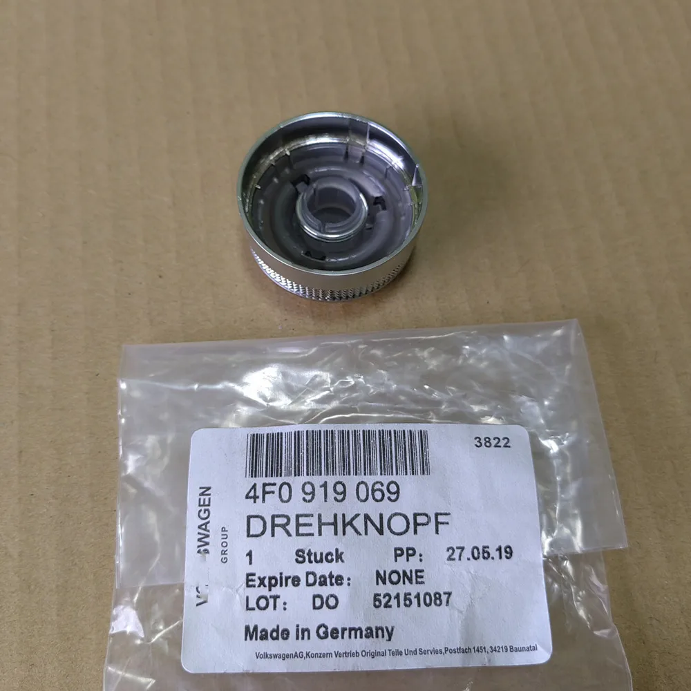 Genuine Made In Germany Multimedia Switch Knob Menu Cap 4F0919069 For Audi A6 S6 RS6 A8 Q7