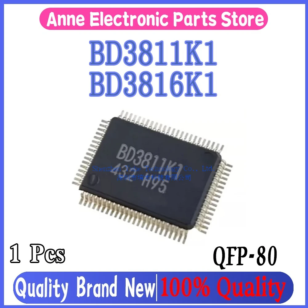 (1piece)100% New BD3811K1 BD3816K1 QFP-80