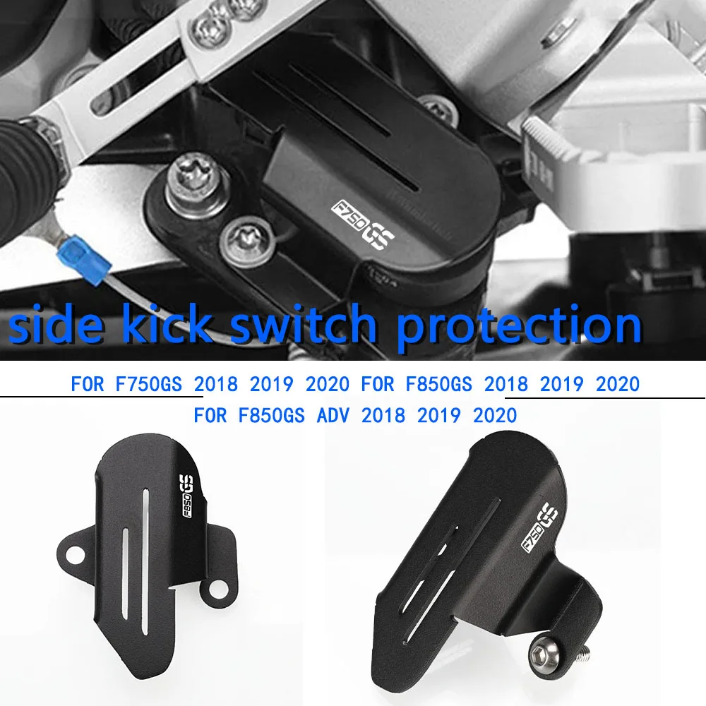 F 750 850 GS Aluminum Motorcycle Side Kick Switch Protection Cover For BMW F750GS F850GS Adventure 2018 2019 2020 2021 2022 2023