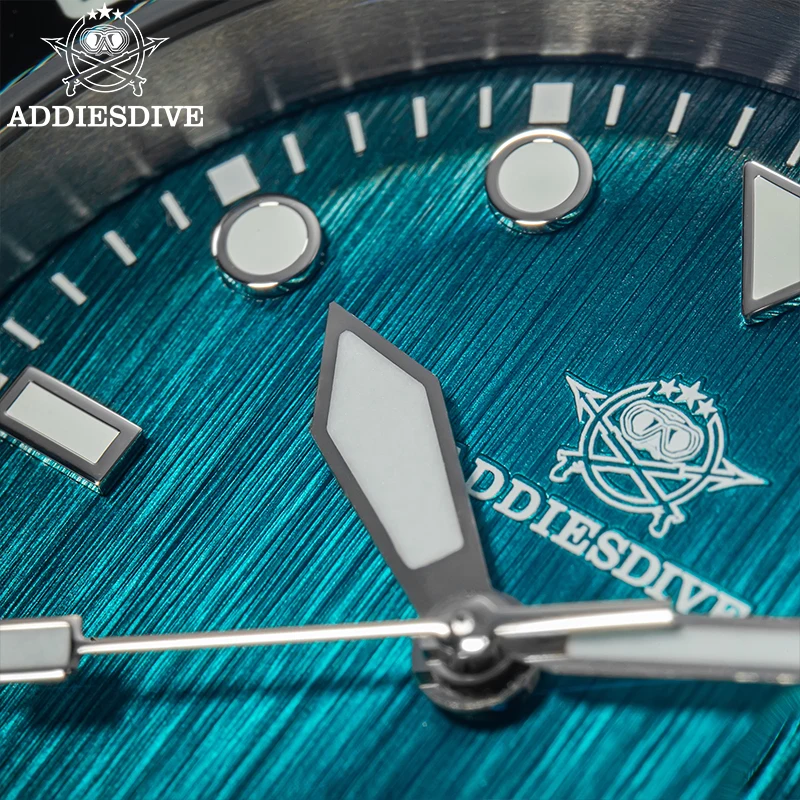 

Мужские часы ADDIESDIVE, 41 мм, с сапфировым стеклом, автоматические наручные часы для дайвинга, 8215, механические, с керамическим безелем, суперлюминесцентные, водонепроницаемые до 200 м.