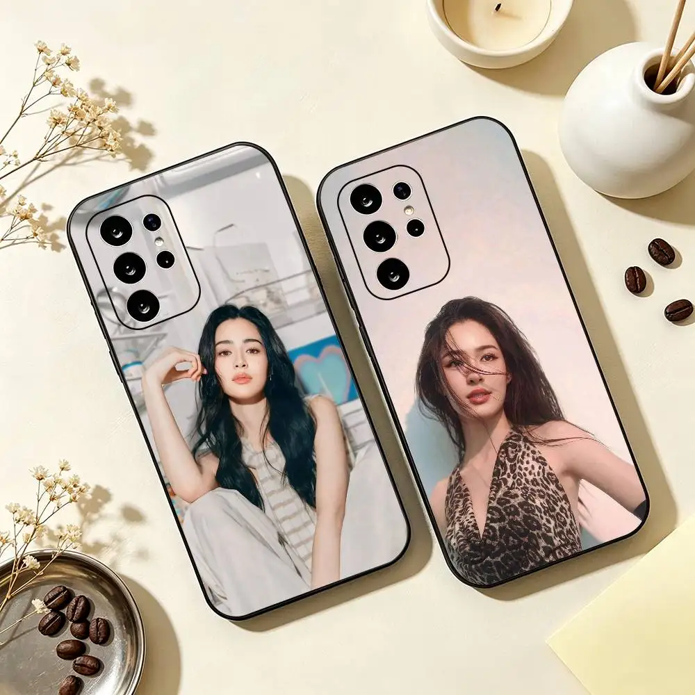 Lingling Kwong Lovely Thailand Actress Phone Case For Samsung S25 S26 S24 S23 S 25 Ultra Plus FE Soft Black Cover