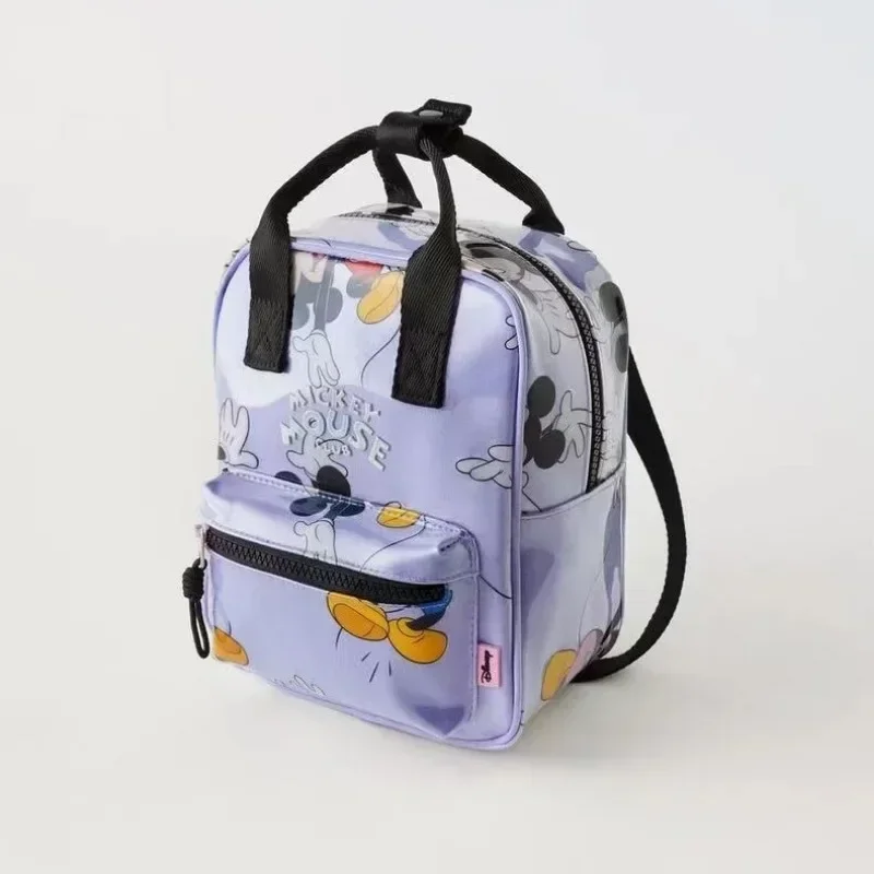 Disney\'s New Cartoon Mickey Mouse Print Kindergarten Children\'s School Bag Multi-functional Backpack for Boys and Girls