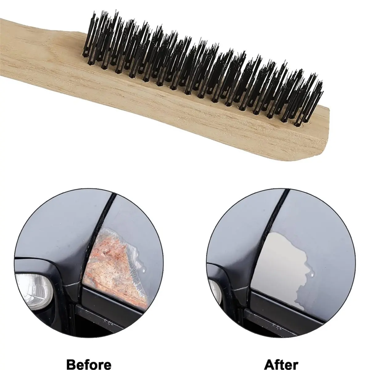Welding Chipping Hammer and Wire Brush Set,10.5