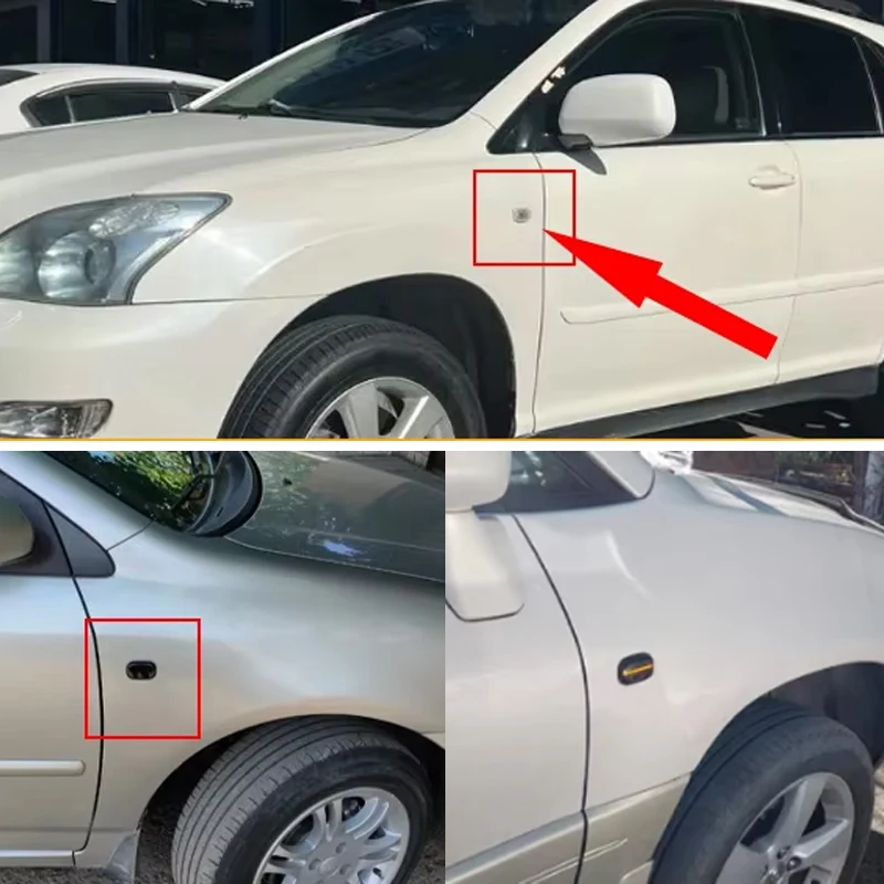 2PCS Side Marker Signal Lamp shell no bulbs for Toyota Corolla Celica Caldina Camry Hilux Probox Fielder Avensis RAV4 Prius Runx