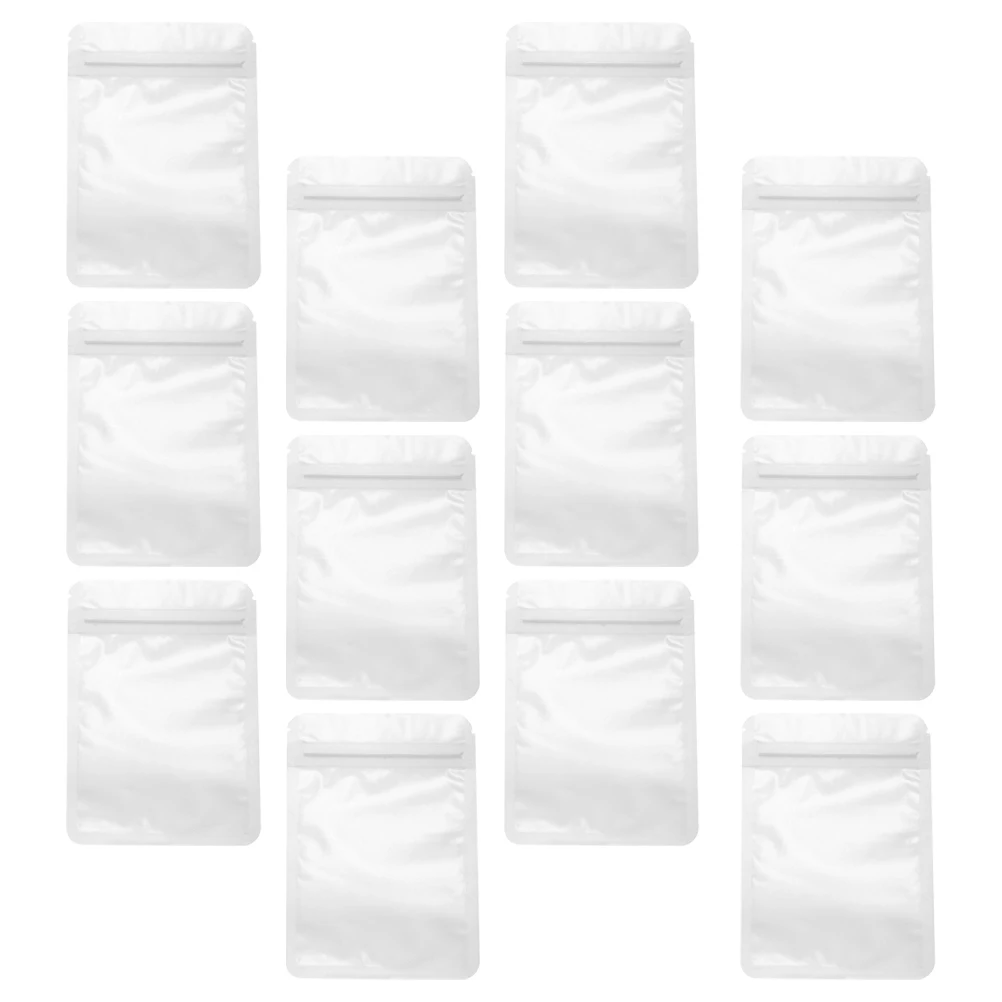 

50 Pcs Zipper Sealed Bags for Jewelry Candy Cookie Storage Snacks Packing Bags Reusable Waterproof Oxidation Proof