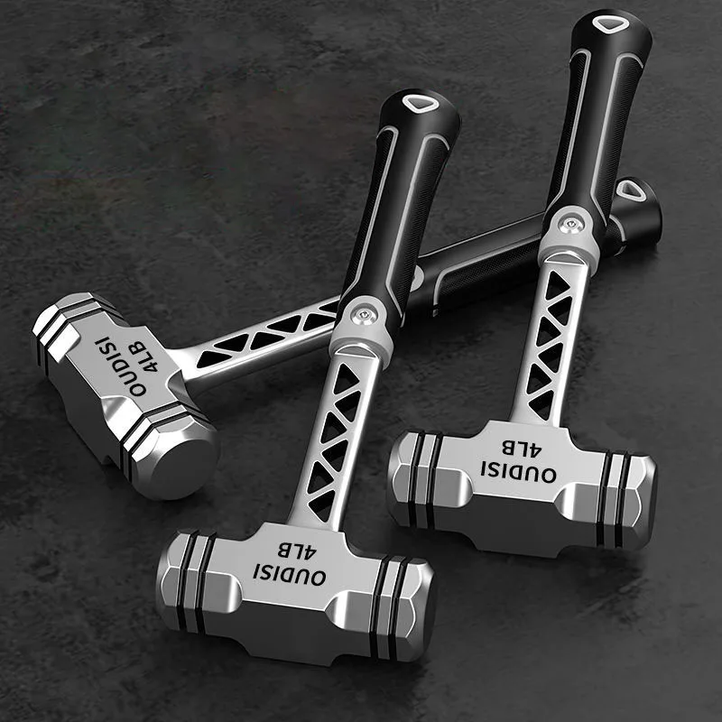 Integrated Octagonal Hammer Heavy-duty Solid Hammers Wall Smashing Stonemason Hammer Multi-functional Carbon Steel Hammers