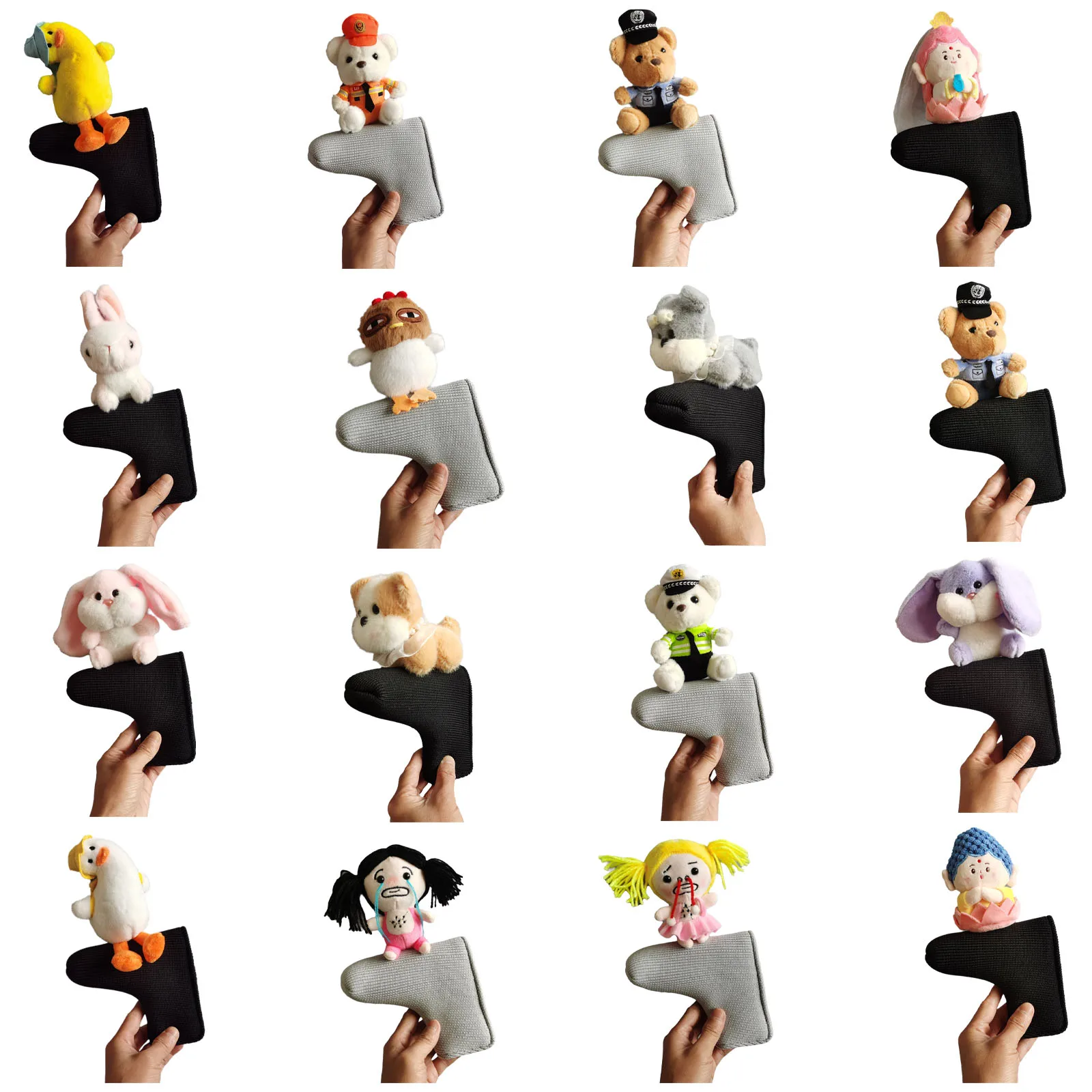 1Pc Funny Cartoon Golf Club Head Cover Putter Headcover Golf Accessories for Men Women
