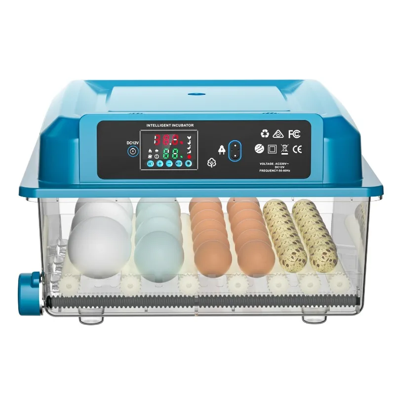 Fully Automatic Breeding Incubators Modern Mini Household Chicken and Duck Incubator Intelligent Egg Incubators for Chicks L