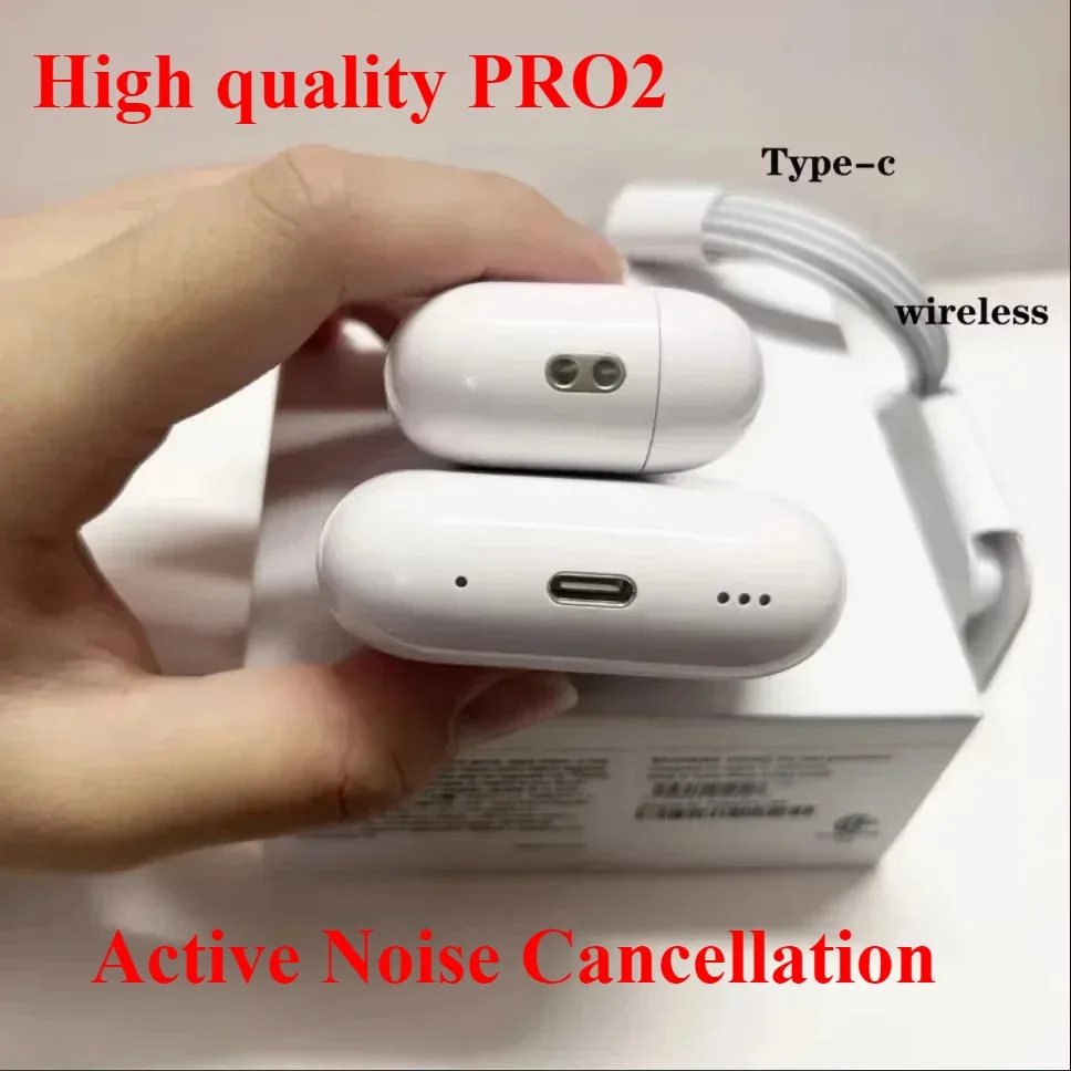 

Wireless Earbuds Pods Pro 2 ANC+ (2025 Model) for iPhone and Android with Bluetooth, Microphone, Active Noise Cancellation