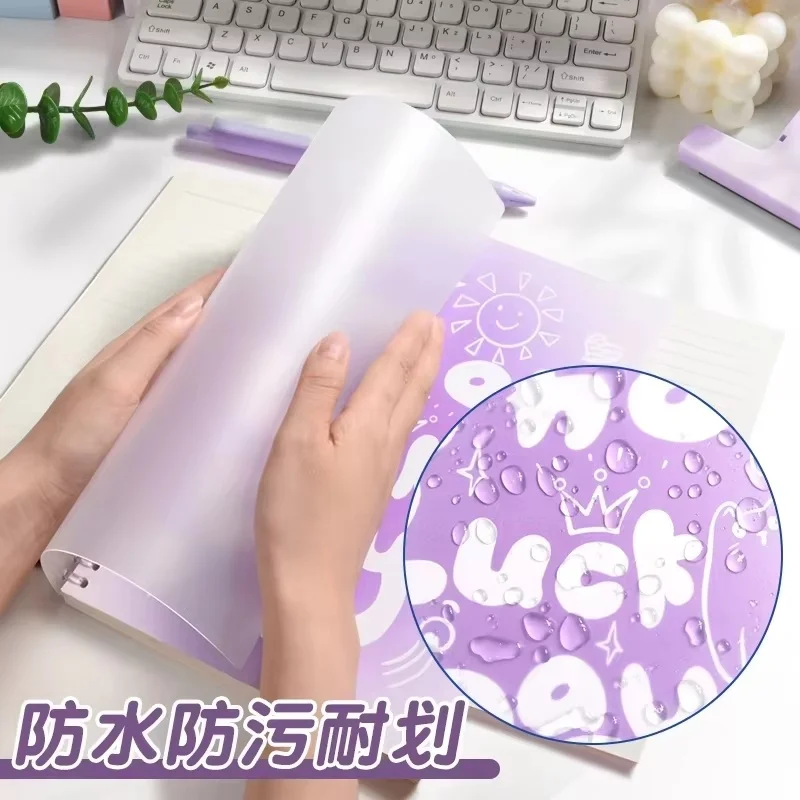 A5/B5 Simple Loose-Leaf Coil Notebook Detachable Student Diary Aesthetic Notepad Portable Sketching School Stationery Supplies