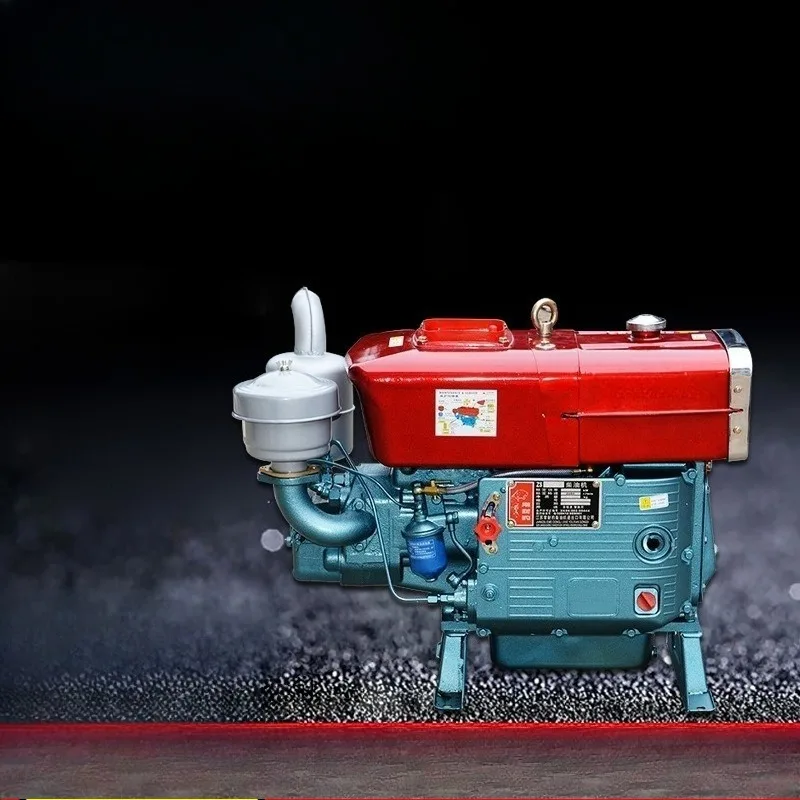 Marine agricultural horizontal bar water-cooled electric start, diesel engine