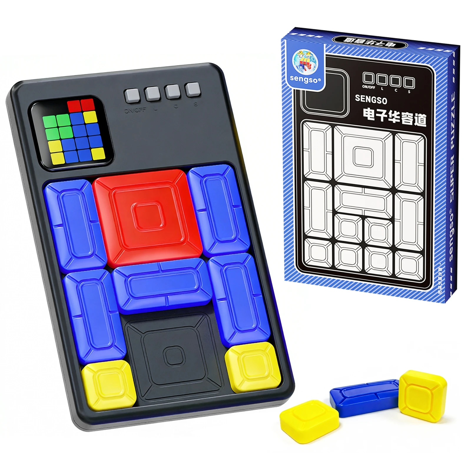 

Настольная игра-головоломка Sengso Super Slide, 500+ уровней сложности, развивающая логику, для детей, для путешествий, подарок на день рождения для мальчиков и девочек