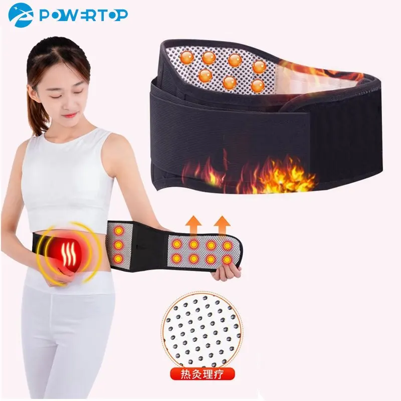 Tourmaline Waist Brace Support Belt Band Self Heating Lower Back Supports Magnetic Therapy Lumbar Waist Bandage Back Waist Belt