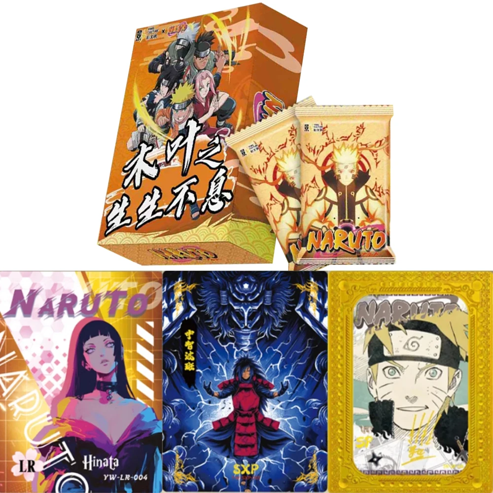 Naruto Card The Life of Konoha Is Endless Konoha Bond Uzumaki Naruto Sasuke Hyuga Hinata Anime Collection Card Toy Gift