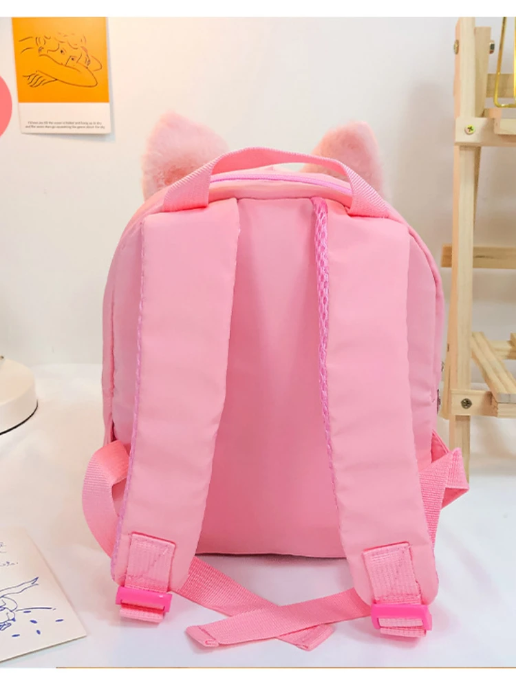 Sac à dos de dessin animé pour enfants, petit cartable pour enfants, sac à dos pour la maternelle, sac de campus pour bébé lapin mignon, nouveau, 2024