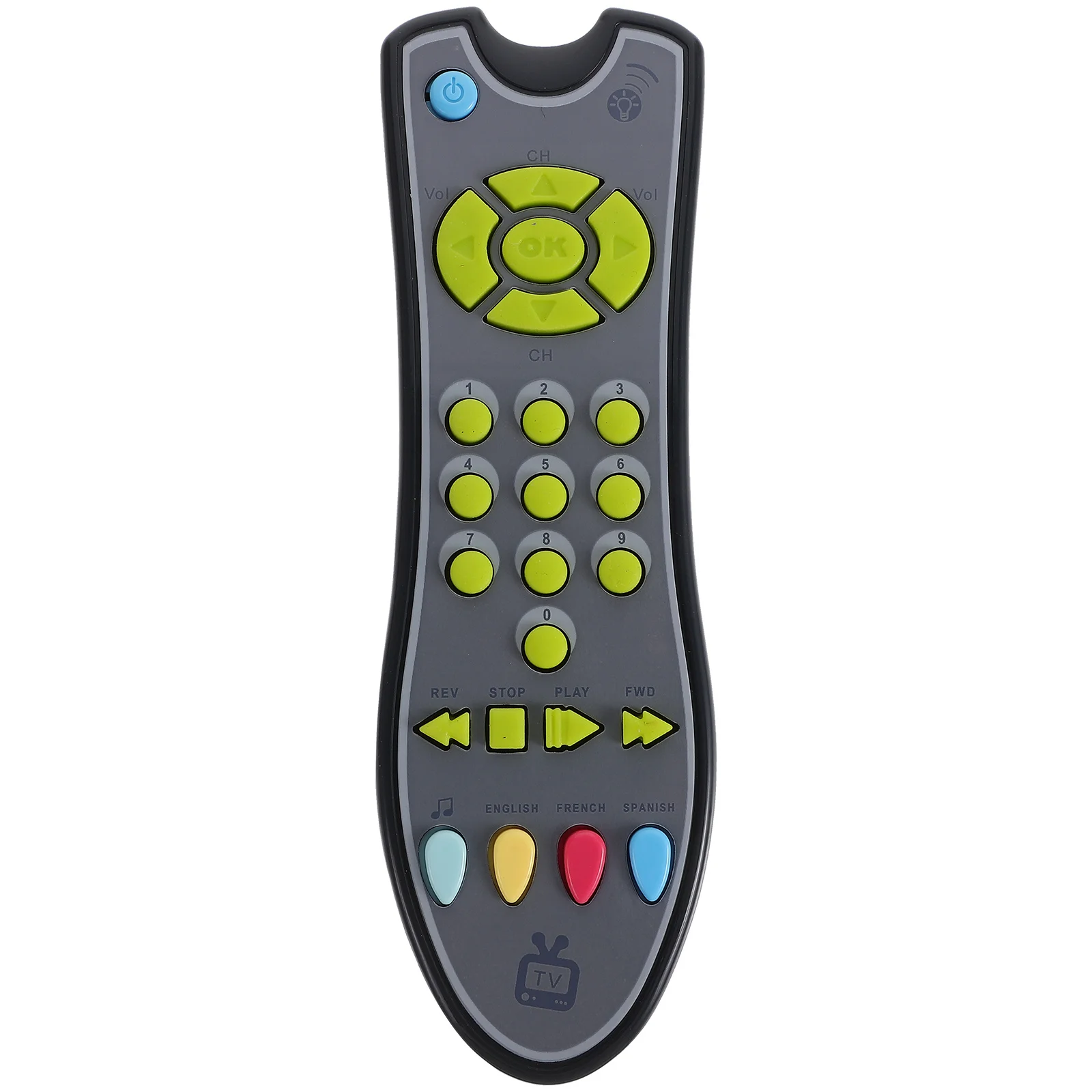 

Baby Remote Controls Simulation Interactive Educational Remote Control Plaything Soft Lighting Sound Effect Cognitive