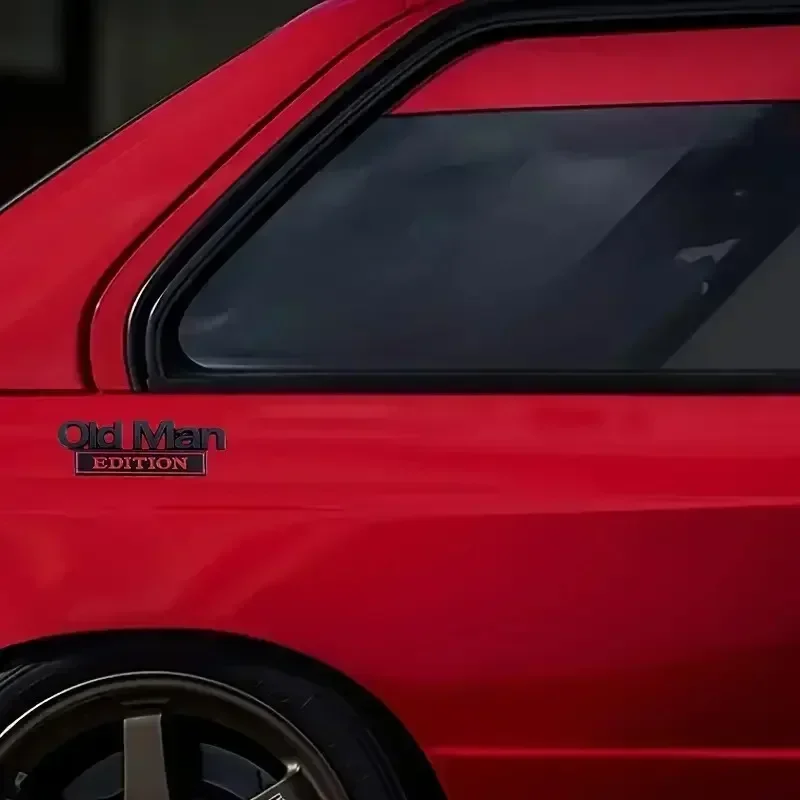 1/2 قطعة إصدار سيارة عتيقة معدنية ثلاثية الأبعاد شعارات سيارة مقاومة للماء ومقاومة للصدأ مناسبة لواقيات الطين/الباب الخلفي/المصدات