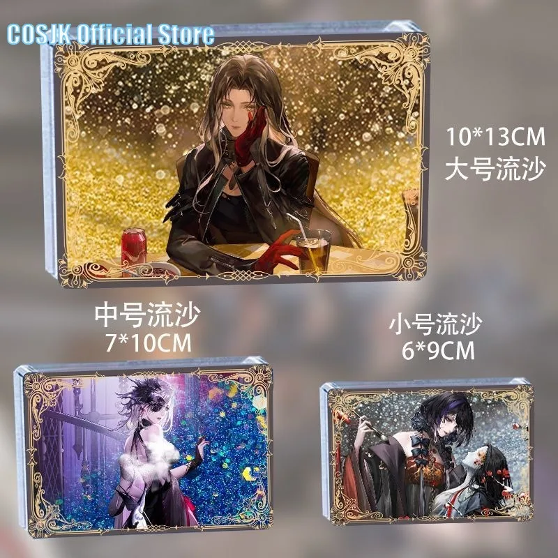 

Anime Game Path To Nowhere Cosplay Angell Uni Golan Rahu Christmas Acrylic Flowing Quicksand Stand Mahjong Souvenir Gift