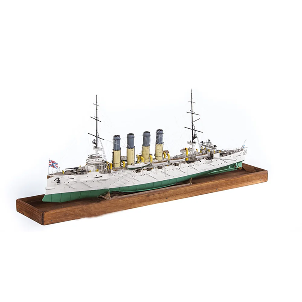 1:200 Paper Model of Tsarist Varyag Protective Cruiser Warship Model Wariag Assembled Jigsaw Puzzle Model Toy