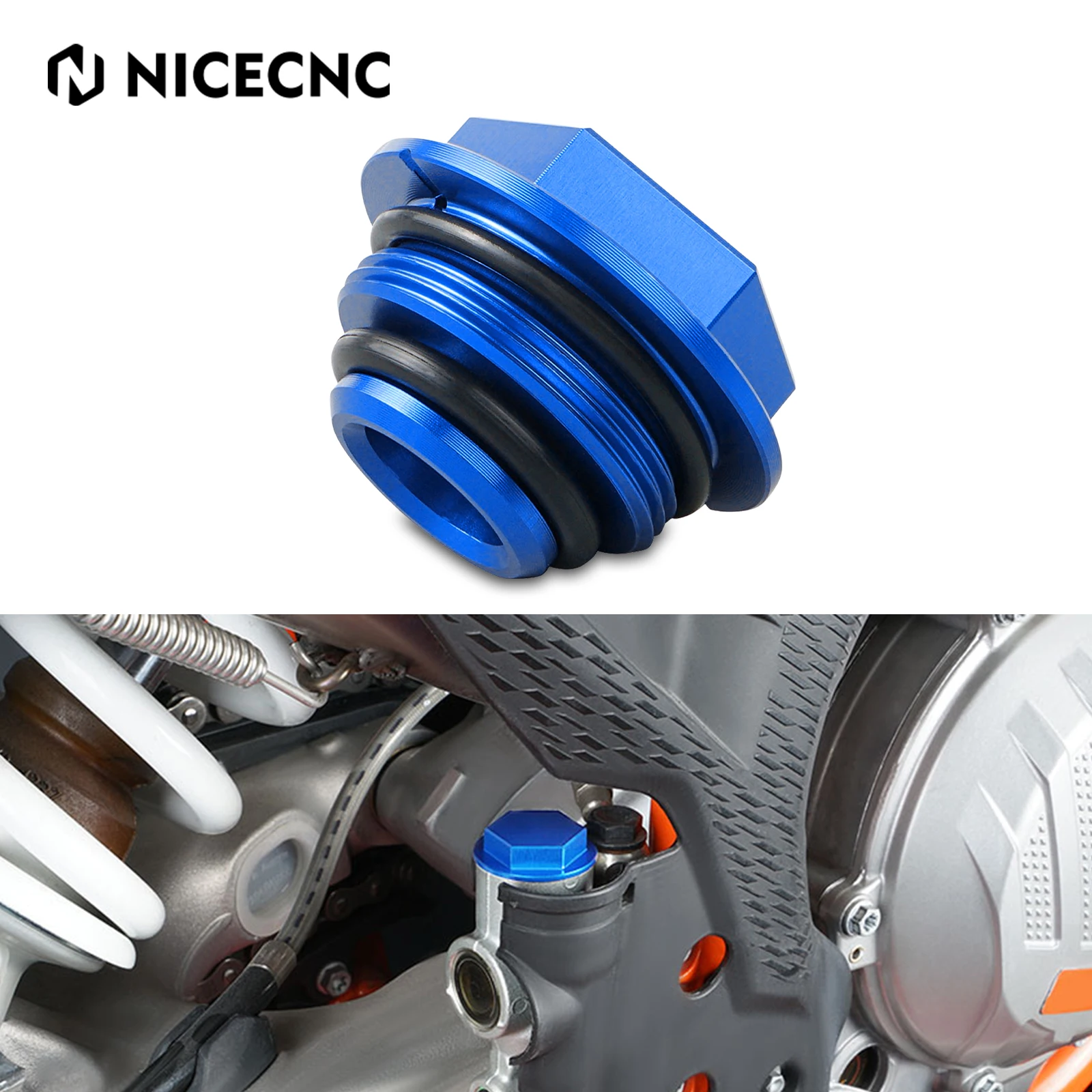 

NiceCNC Rear Brake Reservoir Cover Cap For Husaberg Husqvarna TE FE TC FC FX FS 125 150 250 300 350 350S 390 450 501 501S 13-17