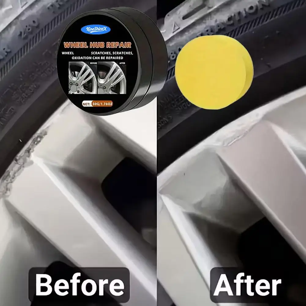 Tire Coating Wax Car Tire Retreading Cream Long-lasting Shiny Paste Anti-aging Protective Film For Auto Rubber Parts 50g X4w4