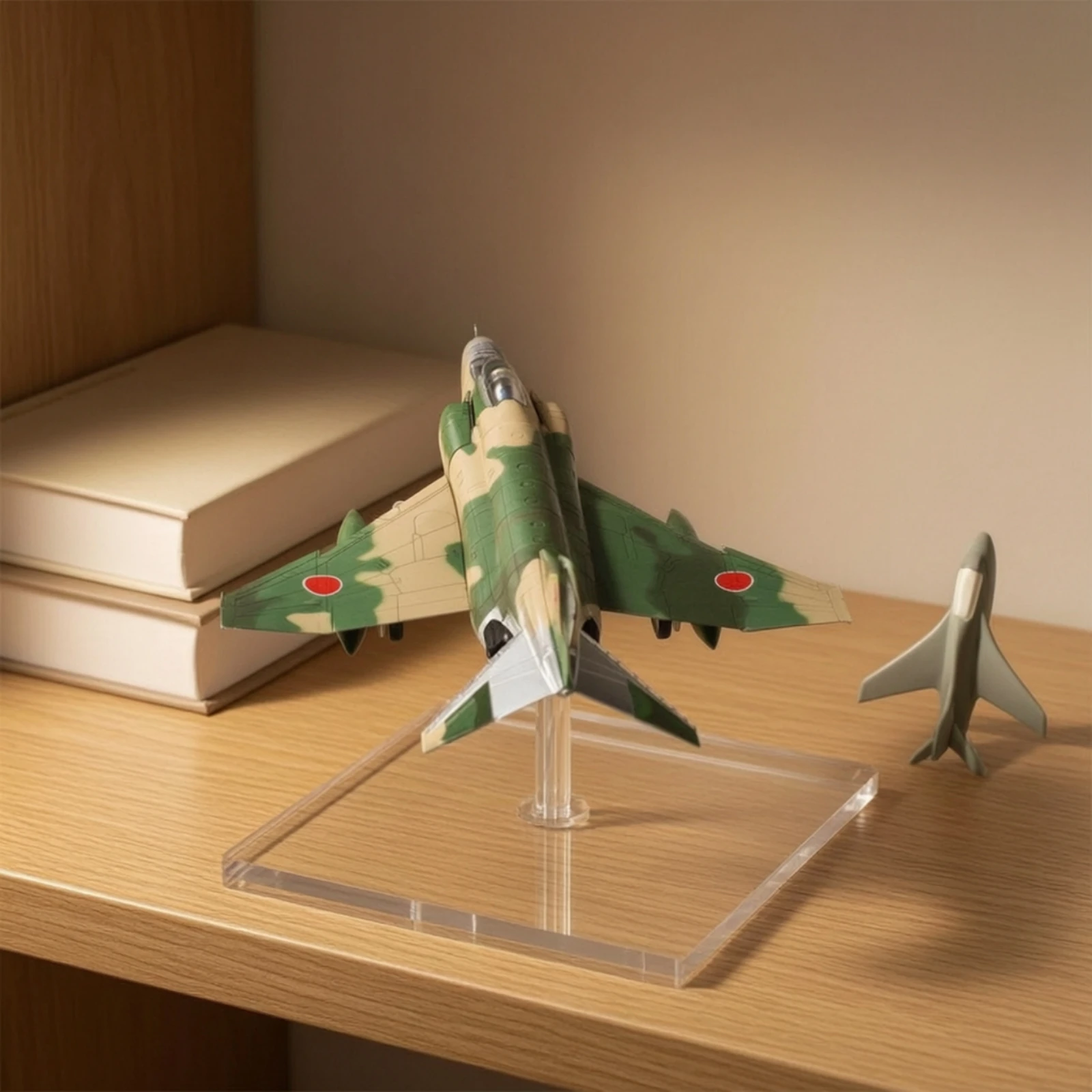 RF-4E Model Aircraft Static Aircraft Model with Landing Gear Die-Cast Airplane Realistic High-Quality