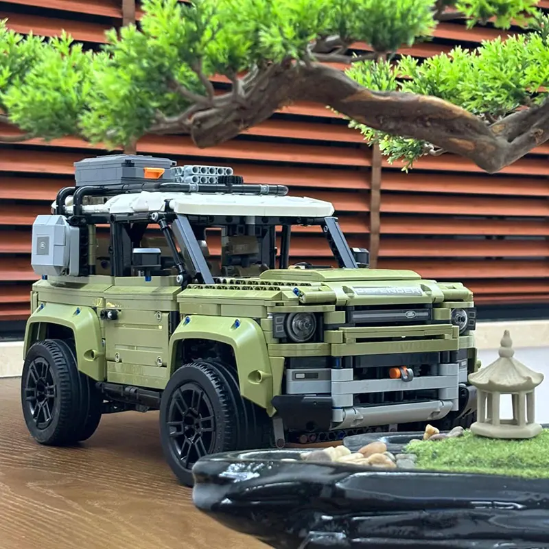 2573PCS Technical Land Off-road Defender Sports Car Building Blocks Model MOC Vehicle Kids Toys Bricks for Boys Adult Gift