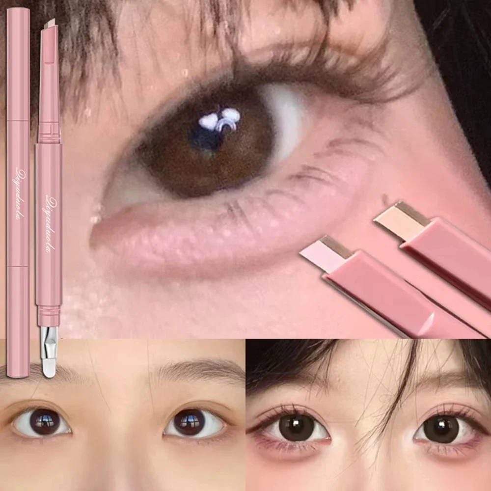 브라이트닝 에이교살 펜슬 방수 내추럴 듀얼 컬러 눈 밑 하이라이터 섀도우 펜 컨투어 아이 메이크업