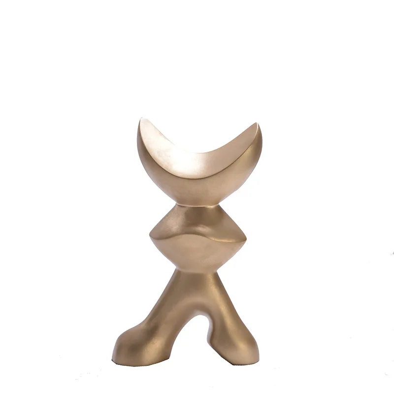 

Gold luxury series ornaments (Milan fashion) resin material, home soft decoration ornaments