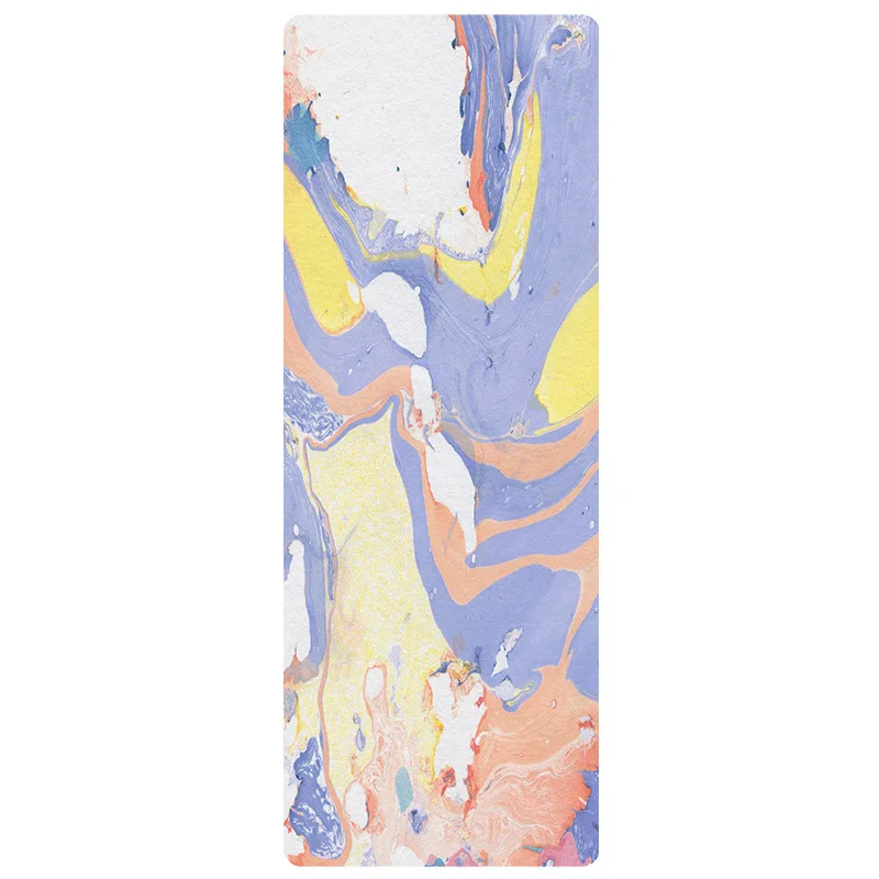 

Lezyan 1.5mm Light Thin Foldable Suede Rubber Yoga Mat Towel Sweat-absorbing Non-slip Silent Gymnastics Workout Gym Exercise